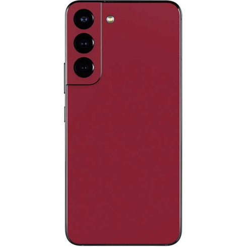 Burgundy Solid Galaxy S22 Skin